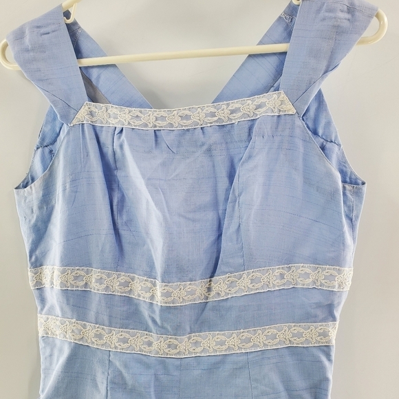 Vintage handmade light blue onesie - Picture 3 of 16